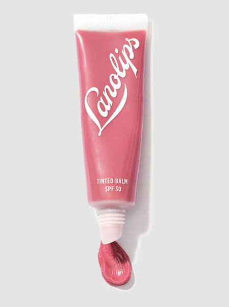 Lanolips Оттеночный бальзам для губ Tinted Lip Balm SPF30 (Rhubarb) 12 ...