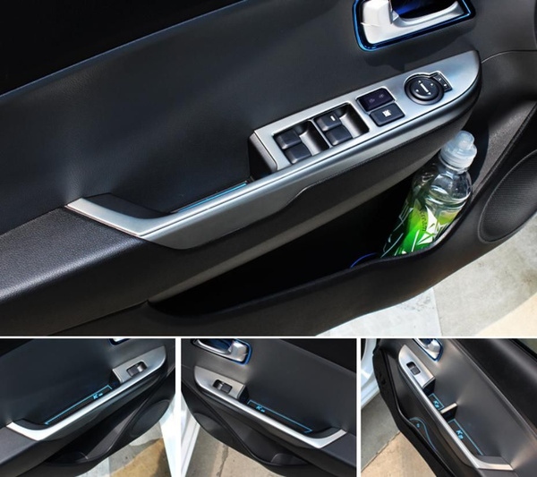 Накладки на подлокотники дверей КИА РИО 3 -KIA RIO III 2011-2016 с 4 ...