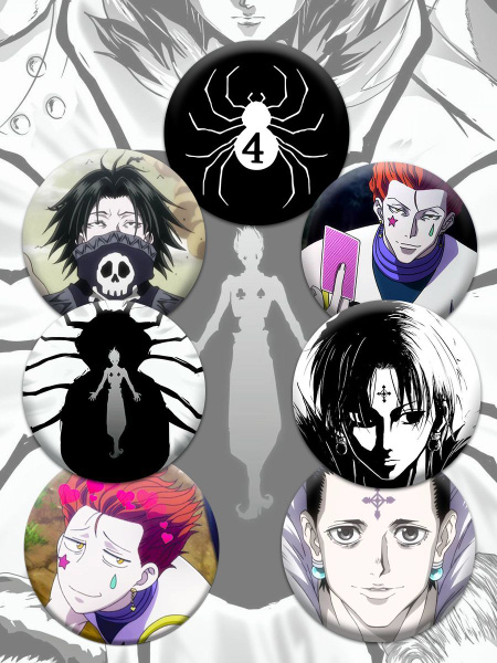 Hunter x Hunter 3 набор значков 44 мм 7 шт/ чвк редан/ редан значок ...
