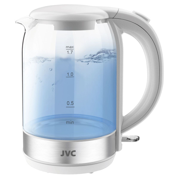 JVC Электрический чайник JK-KE1800, прозрачный, серебристый купить на ...