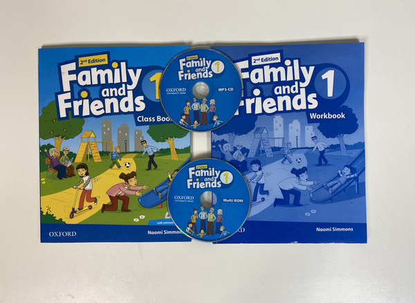 Family and Friends 1, Class Book, Workbook + CD ( учебник, раб.тетрадь ...