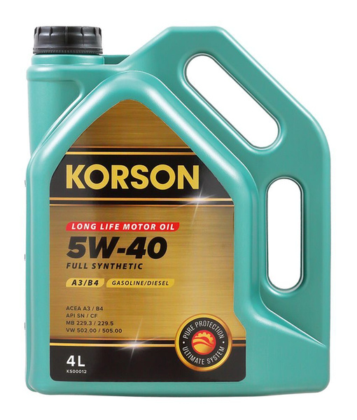 Масло моторное KORSON Моторное масло Синтетическое 4 л KS00012 купить c ...