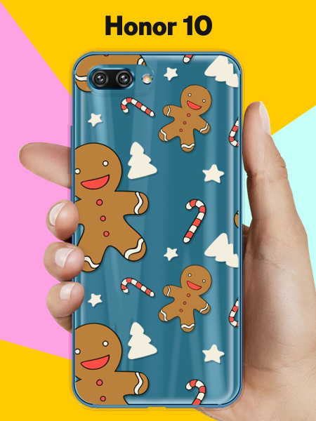 Новогодний чехол Печенье на Honor 10 / для Хонор 10 - купить с ...