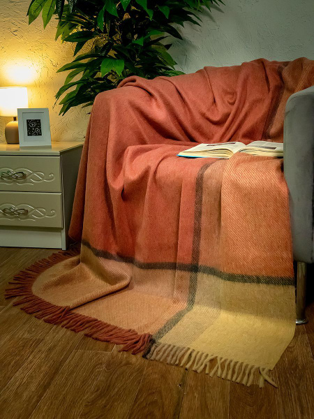 Плед перу Incalpaca 1,5 спальный, 55% шерсть альпака 45% шерсть ...