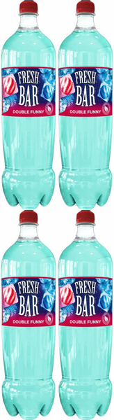 Газированный напиток Fresh Bar Double Funny сильногазированный 1,5 л ...