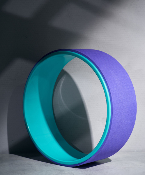 Ролик массажный для спины LVP.Колесо для йоги, стрейчинга и пилатеса ...