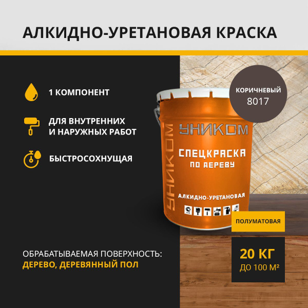 Эмаль. УНИКОМ Краска для дерева, мебели, фасадов, ограждений, детских ...