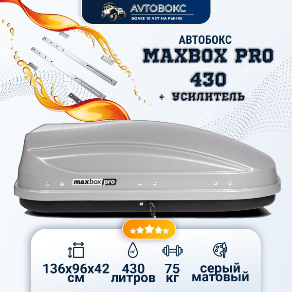 Багажный бокс MaxBox Pro._без усилителя_147295 - купить по доступным ...