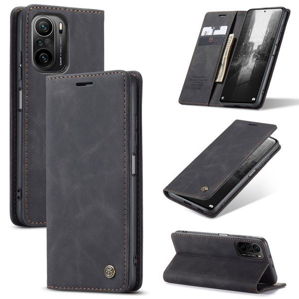 Кожаный флип-кейс для Xiaomi Poco F3 / Redmi K40 / K40 Pro (редми К40 ...