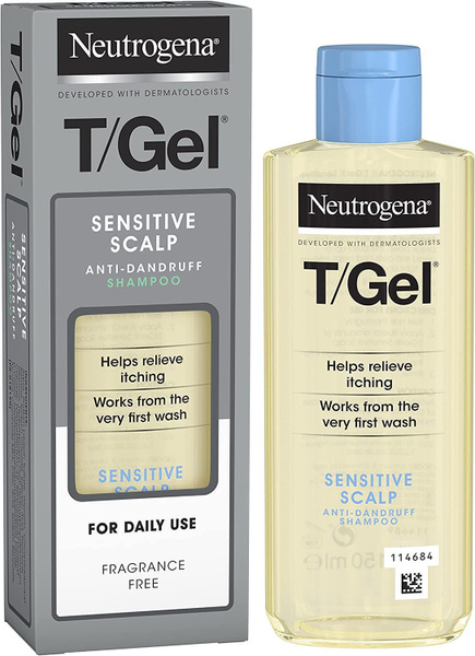 Neutrogena T/Gel Шампунь против перхоти для чувствительной кожи головы ...