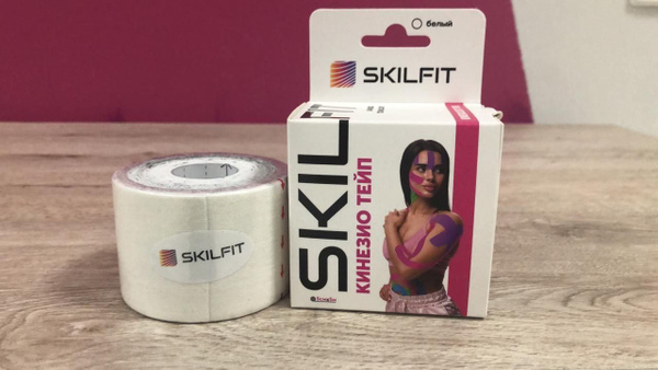 SKILFIT Кинезиотейп Skil, белый - купить с доставкой по выгодным ценам ...