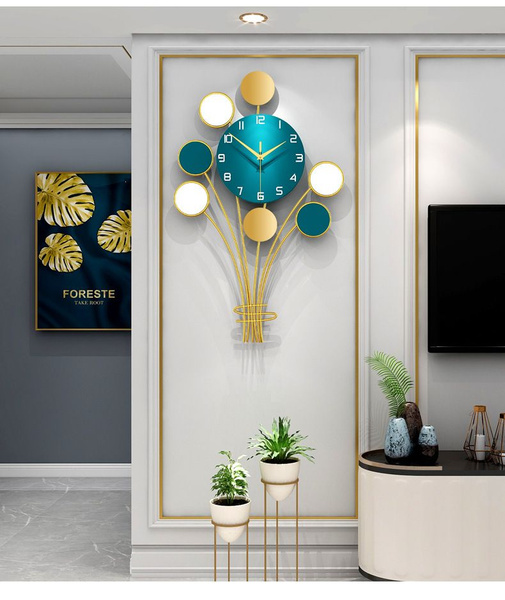 часы настенные бесшумные интерьерные ,40*64cm - купить по низкой цене в ...