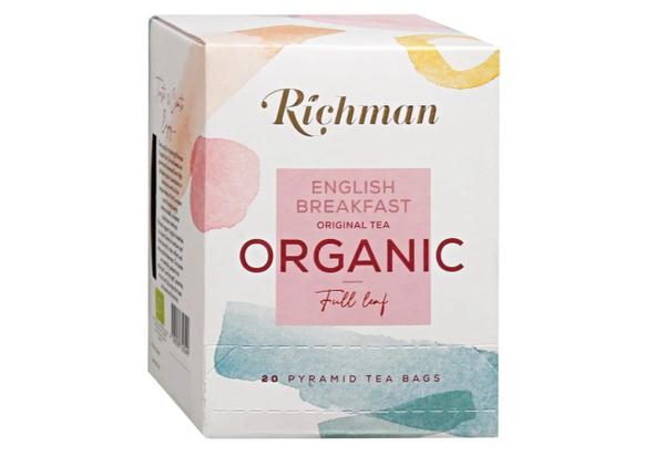 Чай чёрный Richman Organic, 20х2г - купить с доставкой по выгодным ...