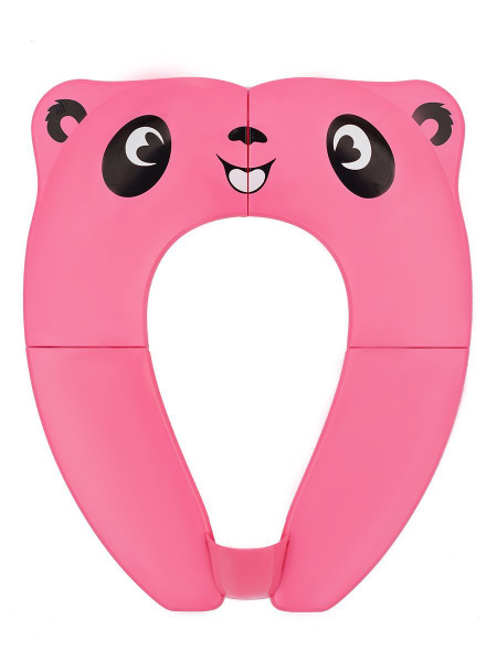 Детское складное сиденье накладка на унитаз Panda / Honeybear с защитой ...