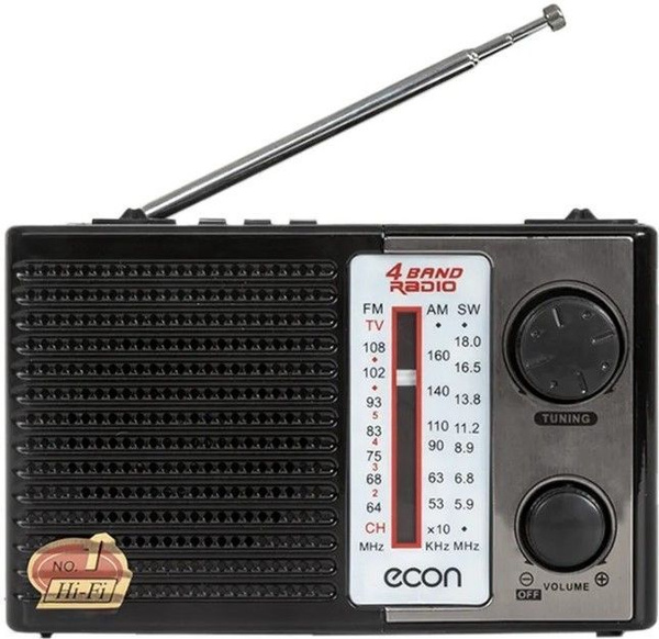 Радиоприёмник Econ ERP-2400UR, черный купить по низкой цене с доставкой ...