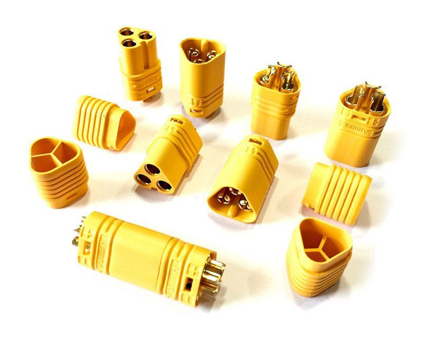 Разъемы силовые трёхконтактные Amass MT60-M и MT60-F (пара, папа+мама ...