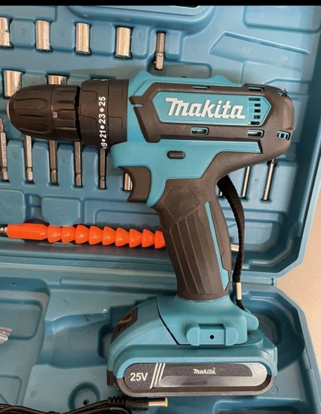 Шуруповерт Безщеточный Makita Аккумуляторный От аккумулятора, 25 В, 2 ...