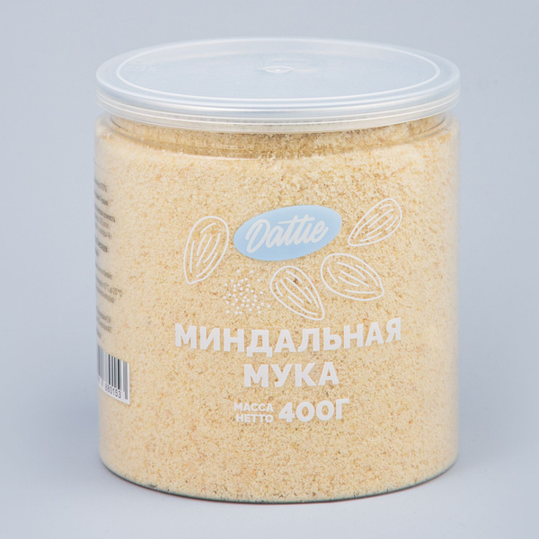 Миндальная мука мелкого помола 400 г, из бланшированного миндаля без ...
