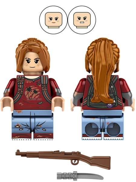 Мини-фигурка Last of Us Элли Ласт оф ас Одни из нас (аксессуары, 4,5 см ...