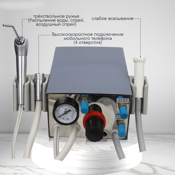 Стоматологическая портативная турбинная установка с воздушным ...