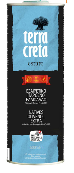 Оливковое масло Terra Creta Extra Virgin 500 мл - купить с доставкой по ...