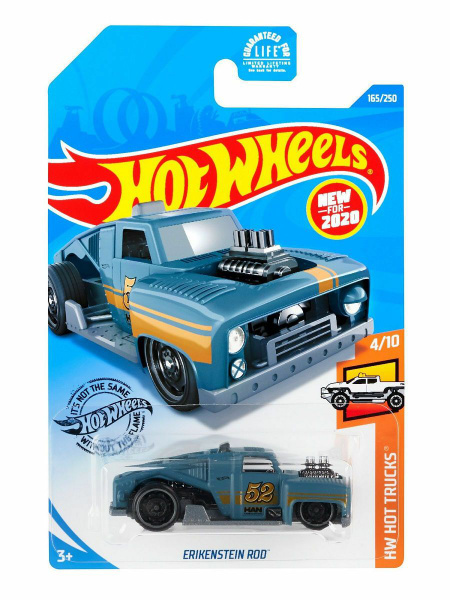 Hot Wheels Erikenstein Rod Azul - Hotwheels Série Rod Squad | Brasil