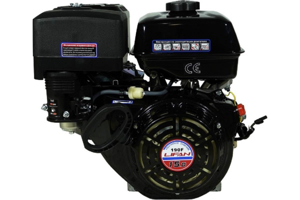Двигатель бензиновый LIFAN 190FD (15 л.с.) D25 электростартер купить на ...