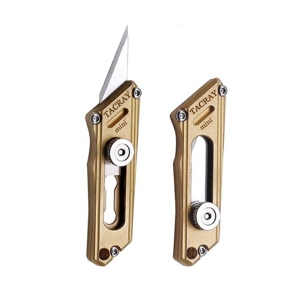Латунный канцелярский нож для резки бумаги, мини-нож для ключей, Brass ...