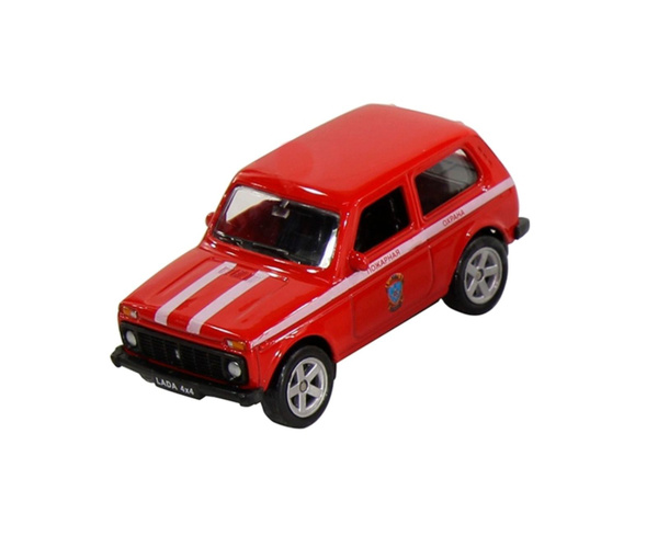 Машинка Лада Нива Пожарная охрана 1:60 WELLY LADA NIVA 4x4 Fire Control ...