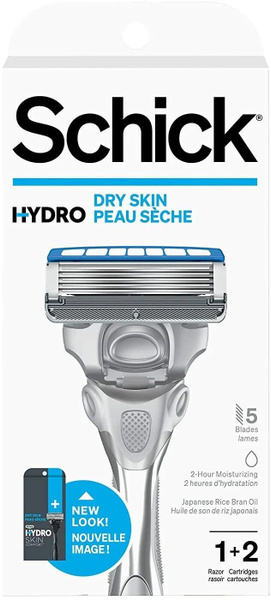 Бритва Schick Hydro 5 Sense Hydrate + 2 картриджа по 5 лезвий с ...