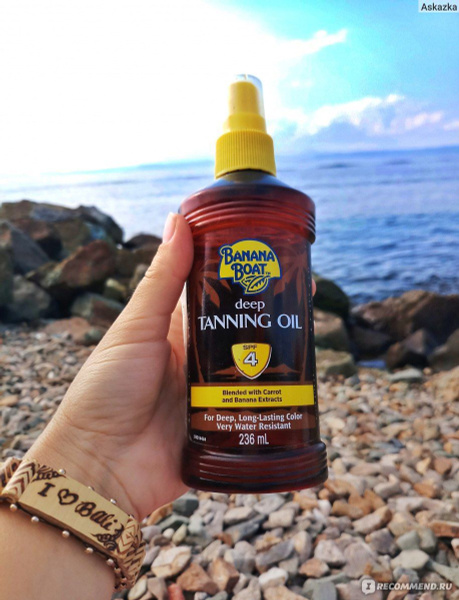 Banana Boat, масло для интенсивного загара с кокосовым маслом, SPF 4 ...