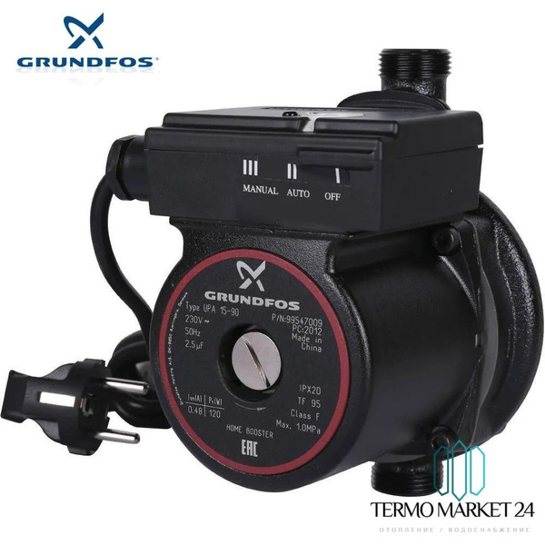 Циркуляционный насос Grundfos Повысительный насос UPA 15-90, 220 л/мин ...