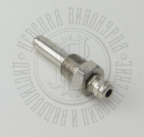 Гильза под термодатчик с сальником, резьба 1/2" NPT внешняя, 38 мм ...