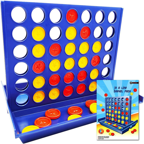 Настольная игра Connect 4, портативная игра для путешествий и ...