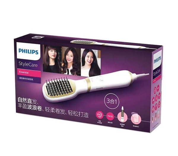 Фен-щетка для волос Philips Philips HP8663, белый - купить по выгодным ...