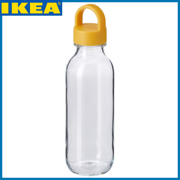 Бутылка для воды, стеклянная ИКЕА (IKEA) по выгодной цене в интернет ...