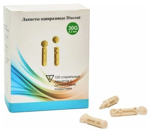 Ланцеты одноразовые Diacont №100 - купить с доставкой по выгодным ценам ...
