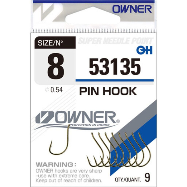 Крючки Owner PIN HOOK сер. 53135 - купить с доставкой по выгодным ценам ...