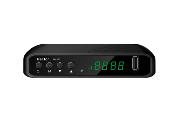 ТВ-ресивер BarTon Barton-563, черный купить по выгодной цене в интернет ...