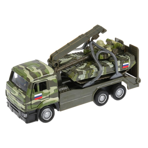 Игрушка Камаз Эвакуатор, 12 см. + танк т-90 Технопарк - купить с ...