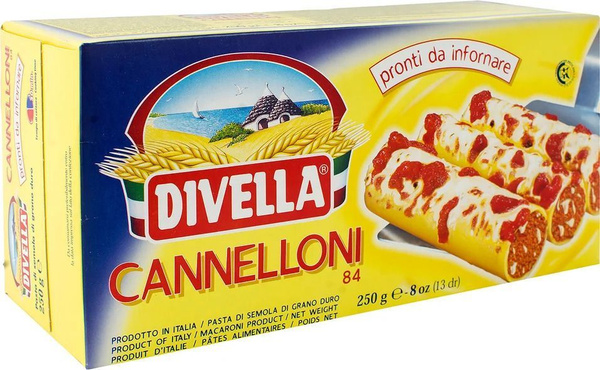 Divella Макаронные изделия "Каннелони" 250г, Италия - купить с ...