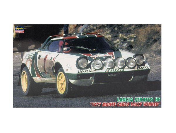 Hasegawa Lancia Stratos HF Modellbausatz 1/24 - Monte Carlo 1977 Rally Auto