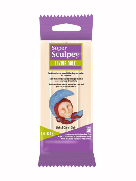 Полимерная глина Polyform Products Super Sculpey Living Doll Light ...