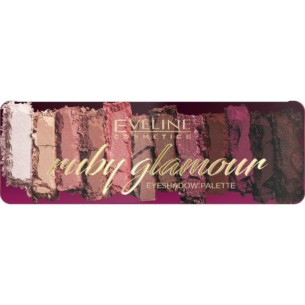 EVELINE Тени для век из палетки теней Ruby Glamour 12 гр - купить с ...