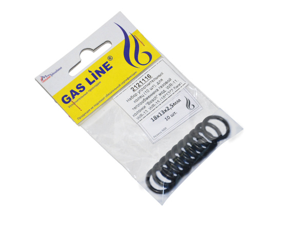 Набор уплотнительных колец (10 шт), для теплообменника газовой колонки ...