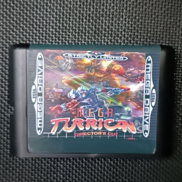 Mega Turrican Director's Cut Sega Genesis Game Card Mega Drive System ...
