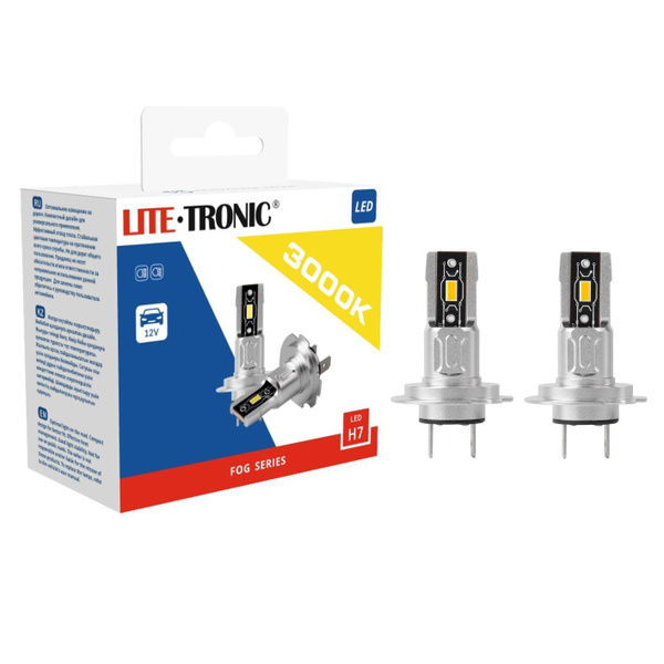 Лампа автомобильная LITE-TRONIC 12 В, 2 шт. купить по низкой цене с ...