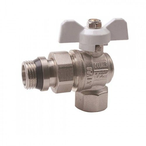 Кран угловой с американкой и кольцевым уплотнением 1/2" "ViEiR" VER47A ...
