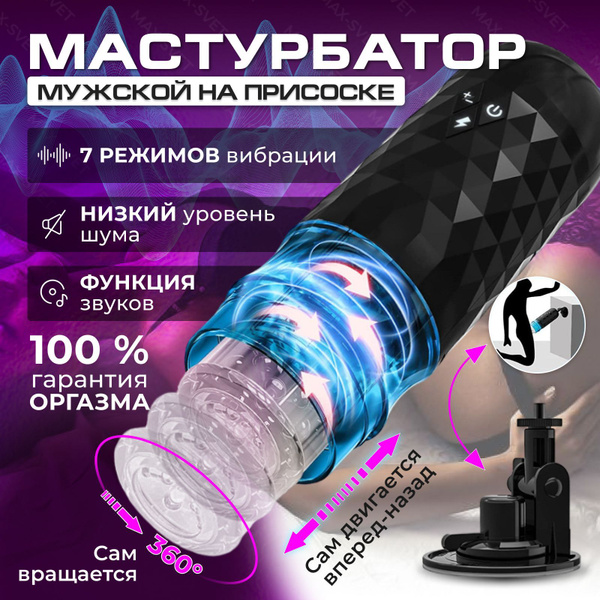 Мастурбатор мужской автоматический вакуумный 7 режимов всасывания и ...