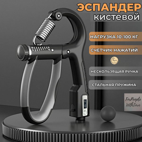 Эспандер Кистевой ForPeopleWithLove, max нагрузка 100 кг - купить по ...